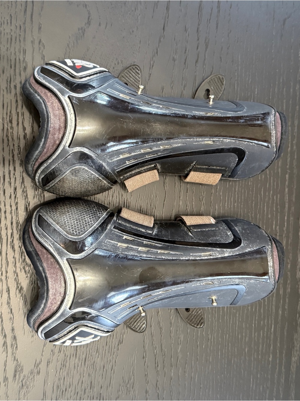 Norton XTR Front Tendon Boots Black Pony Jumping Boots